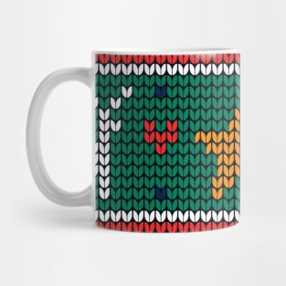 Christmas knitted pattern Mug